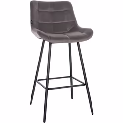 Le tabouret de bar incarne le style et la stabilité en parfaite harmonie. Doté d'un élégant motif piqué dans un revêtement en ...