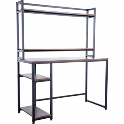 Le bureau est le choix idéal des adeptes des pièces d'ameublement au design retro industriel, particulièrement tendance et or ...