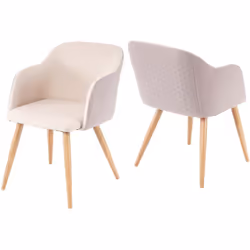 Ces chaises de salle à manger se caractérisent par leur look vintage chic et ajoutent une élégance moderne à n'importe quelle ...