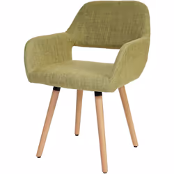 Chaise de salle à manger bureau design rétro des années 50 textile, vert clair Cette chaise ravit par son superbe look et sa ...
