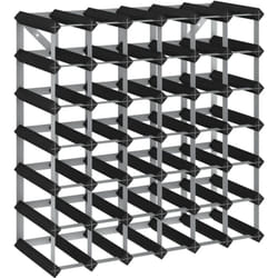 Décoshop26 - Casier range bouteilles étagère de rangement vin pour 42 bouteilles en bois de pin noir DEC024324