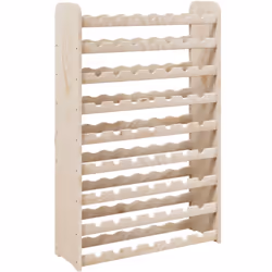 Rangez, vieillissez et présentez votre vin avec style grâce à ce casier à bouteilles en bois ! Bois de pin massif : cette éta ...