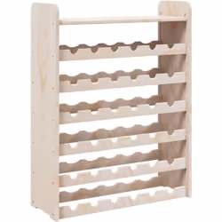 Rangez, vieillissez et présentez votre vin avec style grâce à ce casier à bouteilles en bois ! Bois de pin massif : cette éta ...