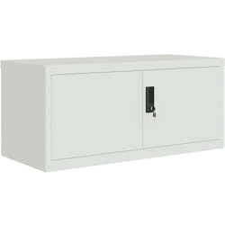 Armoire de bureau caissons à tiroirs verrouillable meuble de bureau 90 x 40 x 40 cm acier gris clair DEC024542