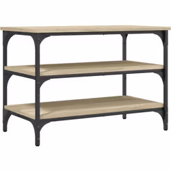 Gardez vos chaussures bien organisées et toujours à portée de main avec ce banc à chaussures ! Construction robuste : le bois ...