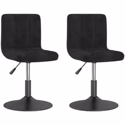 Ces chaises à manger pivotantes et réglables sont des pièces polyvalentes, idéales pour votre bureau à domicile et pour tout  ...
