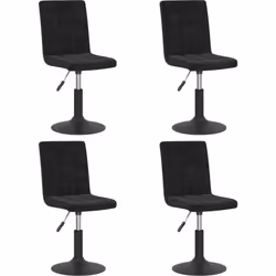 Dotées d'un design élégant et contemporain, ces chaises de salle à manger pivotantes sont conçues pour être un supplément pra ...