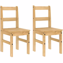 Ces élégantes chaises à manger en bois constitueront un ajout intemporel à votre décor. Bois de pin massif : cette chaise est ...