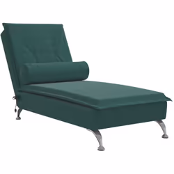 Cette chaise longue de massage est un ajout décoratif à votre intérieur et lui donne une touche chaleureuse. Velours doux : l ...