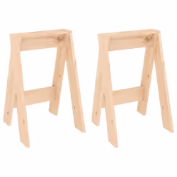 Tabouret de bar - DEC026400 - Bois massif de pin - Lot de 2 - 40 x 40 x 60 cm - Style classique