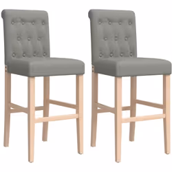 Ces chaises de bar, avec leur dossier doux, seront idéales pour une utilisation quotidien dans votre cuisine, salle à manger, ...