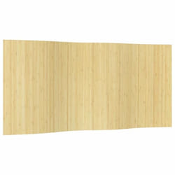 Paravent séparateur de pièce - DEC031158 - Bambou - 165 x 400 cm - Beige - Design contemporain