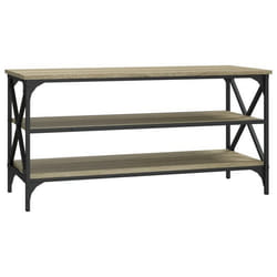 Meuble TV - DEC031437 - Bois dingénierie - 100 x 40 x 50 cm - Style industriel - Rangement spacieux