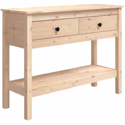 Ajoutez une belle touche à votre pièce avec cette table console en bois classique ! Elle est un supplément pratique et décora ...