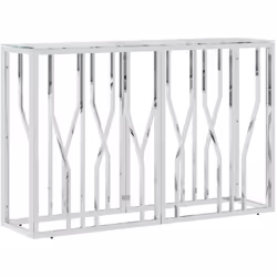 Alliant fonctionnalité et beauté, cette table console sera le point central de votre pièce. Matériau durable : l'acier inoxyd ...