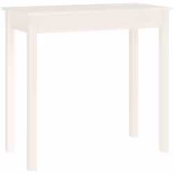 Ajoutez une touche d'élégance à votre décoration intérieure avec cette table console élégante en bois. Bois de pin massif : l ...
