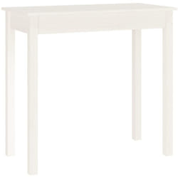 Table console meuble d'entrée 80 x 40 x 75 cm bois massif de pin blanc DEC031721
