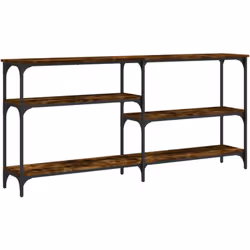 Ajoutez une touche d'élégance à votre entrée, salon ou couloir avec cette table console élégante. Matériau durable : le bois  ...