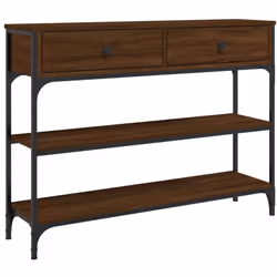 Ajoutez une touche d'élégance à votre entrée, salon ou couloir avec cette table console élégante. Matériau durable : le bois  ...