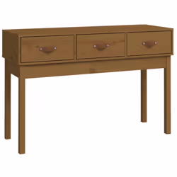 Cette table console en bois est un supplément parfait à votre chambre à coucher, salon ou bureau, créant une impression de du ...