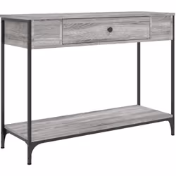 Ajoutez une touche d'élégance à votre entrée, salon ou couloir avec cette table console élégante. Matériau durable : le bois  ...
