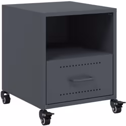 Cette table de chevet avec un design élégant est un supplément intemporel à votre décoration intérieure. Matériau stable : le ...