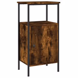 Table de chevet - DEC033645 - Bois dingénierie - Marron - 1 compartiment - 41 x 31 x 80 cm