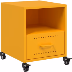Cette table de chevet avec un design élégant est un supplément intemporel à votre décoration intérieure. Matériau stable : le ...
