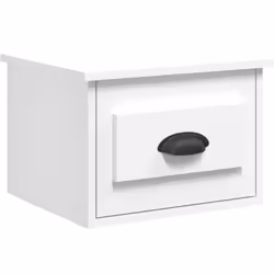 Cette table de chevet murale au design élégant apportera une touche intemporelle à votre décoration intérieure. Matériau dura ...