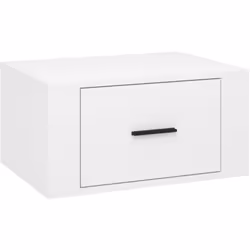 Cette table de chevet murale au design élégant apportera une touche intemporelle à votre décoration intérieure. Matériau dura ...