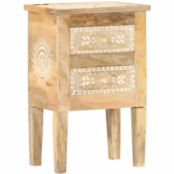 Cette table de chevet de style vintage et pratique sera un supplément intemporel à votre décoration intérieure. La table de c ...