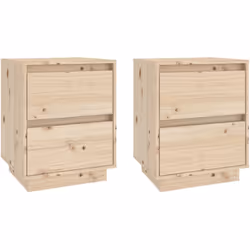 Ces tables de chevet en bois dégagent une touche de charme moderne et constituent un excellent complément à la décoration act ...