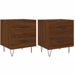 Introduisez un air de charme moderne dans votre intérieur avec ces tables de chevet ! Matériau durable : le bois d'ingénierie ...