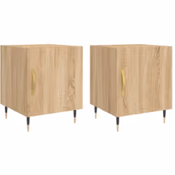 Introduisez un air de charme moderne dans votre intérieur avec ces tables de chevet ! Matériau durable : le bois d'ingénierie ...