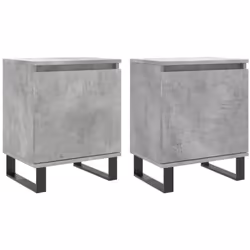 Ces tables de chevet au design élégant sont un supplément intemporel à votre décoration intérieure. Matériau durable : le boi ...