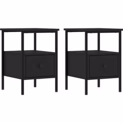 Avec un design simple et compact, ces tables de chevet s'intègrent facilement dans votre chambre à coucher ou votre salon et  ...