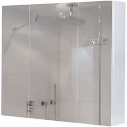 Cette armoire à glace chic au design moderne est un véritable accroche-regard dans chaque salle de bain. L'armoire a égalemen ...