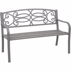 Ce banc de jardin s'intègre parfaitement dans n'importe quel environnement et est parfait pour faire une pause après une long ...