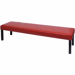 Ce banc rembourré confortable attirera tous les regards dans votre espace de vie. Avec la combinaison de matériaux en cuir sy ...