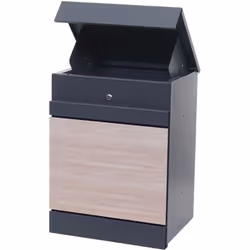 Cette boîte à colis se caractérise particulièrement par son grand compartiment intérieur et convient pour colis, grosses lett ...