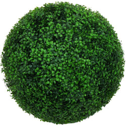 Buis artificiel boule de buis plante décorative diamètre 55 cm vert 040006009