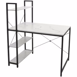 Stable, pratique et intemporelle. Cette table pour ordinateur portable chic impressionne par son design simple et s'intègre p ...