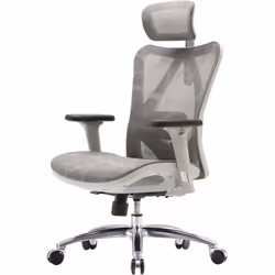Cette chaise de bureau facilite votre travail quotidien à la maison. Grâce au revêtement en maille sur le dossier, vous ne tr ...