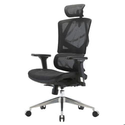Fauteuil de bureau - Chic - Ergonomique - Support lombaire - Dossier haut - Accoudoirs réglables