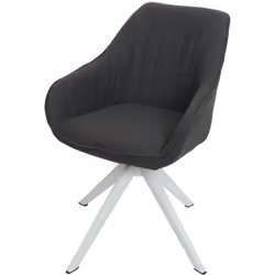 Cette chaise rembourrée au design moderne impressionne par son haut niveau de confort d'assise grâce à l'assise et au dossier ...