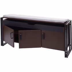 Ce banc de cuisine au design moderne impressionne par son haut niveau de confort d'assise grâce à l'assise large et rembourré ...