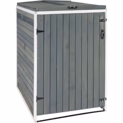 Cette poubelle en bois de sapin n'est pas seulement attrayante visuellement. En plus de la fonction de verrouillage avec serr ...