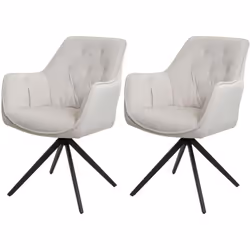 Ce fauteuil pivotant au design moderne vous offre du luxe. Le siège, qui peut pivoter à 180°, est très pratique. Son assise e ...