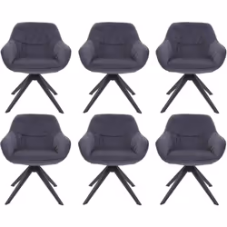 Cette chaise de cuisine au design moderne impressionne par son grand confort d'assise grâce à son assise et son dossier large ...