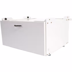 Avec ce meuble bas pour lave-linge, doté d'un tiroir pratique, vous pouvez modifier la hauteur de travail d'environ 30 cm. Vo ...